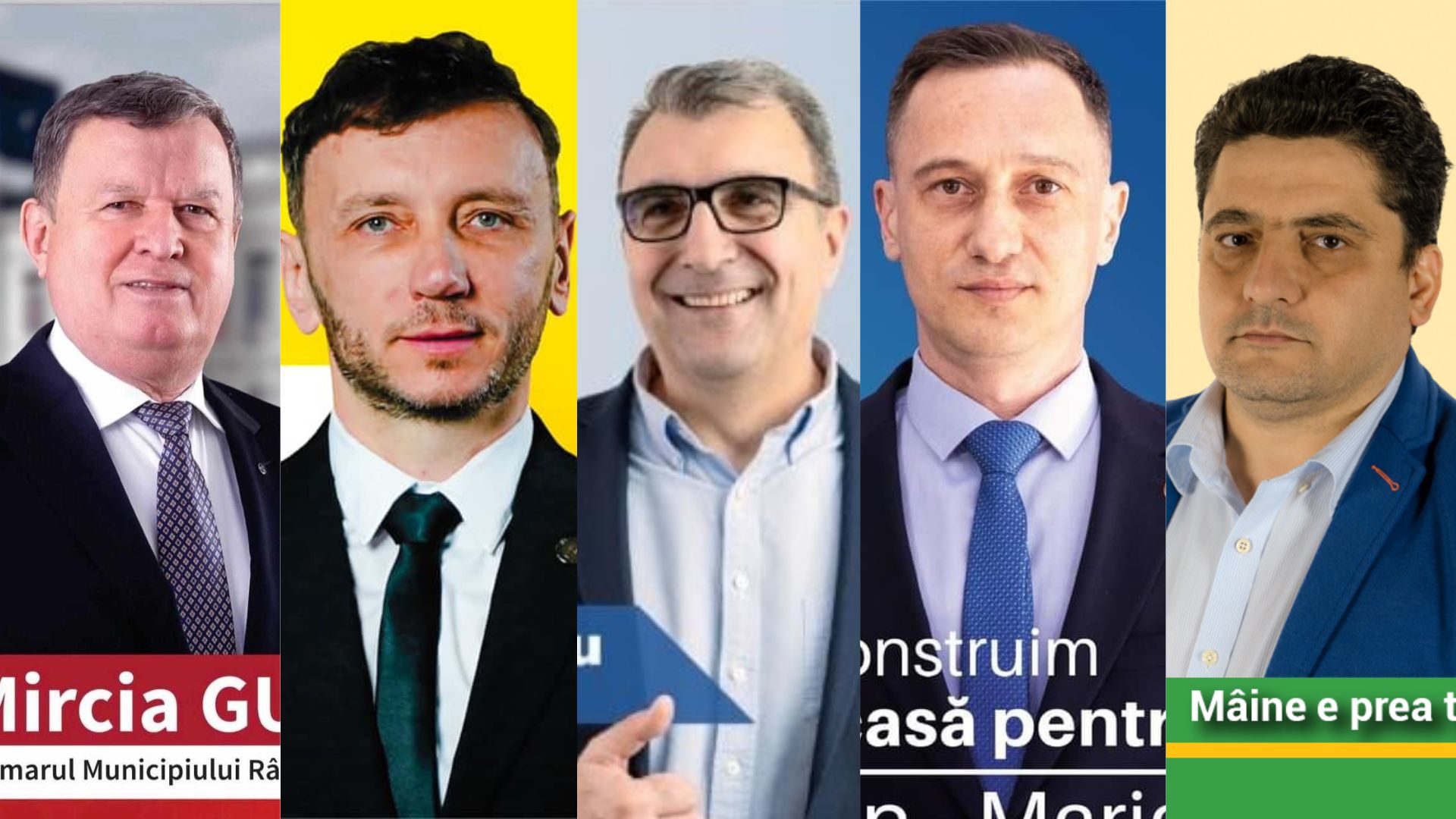 Pe cine să votezi? | Cinci candidați populari pentru locul de primar din Râmnicu Vâlcea