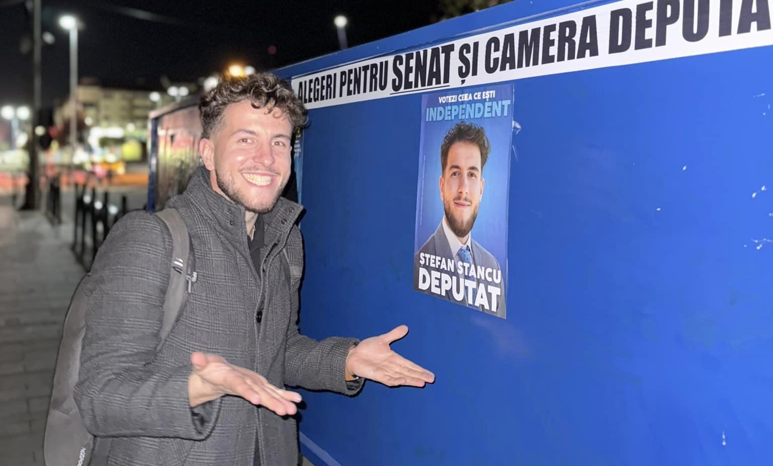 Ștefan Stancu este tânărul vâlcean care a învins partide la alegerile parlamentare